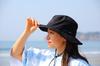 UV Air Mesh Hat TM2009 BLACK 59cm Unisex Hat for Surfing [TAVALA] UPF50+