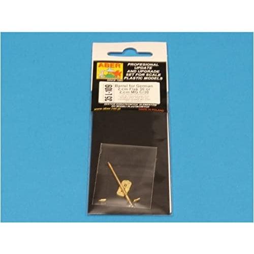 aber 1/35 scale German 2cm Flak30 Anti-Aircraft Gun Barrel, Plastic Model Kit Parts 35L109