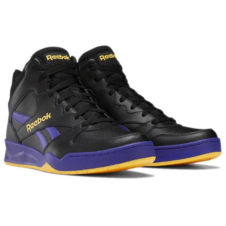 Reebok Royal BB 4500 High 2 Black Always Yellow Bold Purple Men Sneakers Footwear-Black GV8593