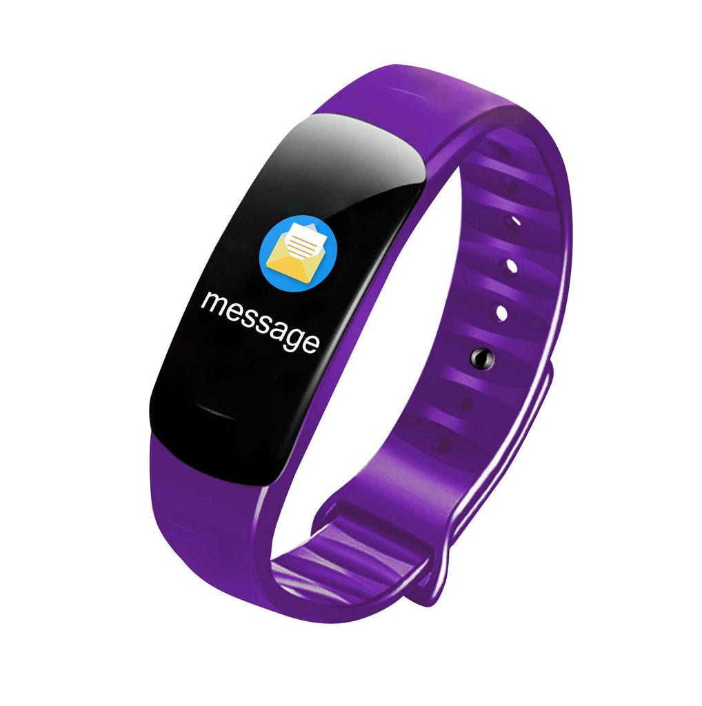 Smart Bracelet C1Plus: Color Screen, Waterproof, Long Battery Life, Pedometer, Heart Rate, Blood Pressure, Blood Oxygen, Bluetooth.