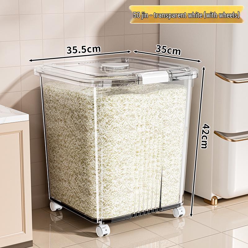 Pest-Proof Moisture-Proof Rice Flour Storage Jar | Food-Grade Large Capacity Container