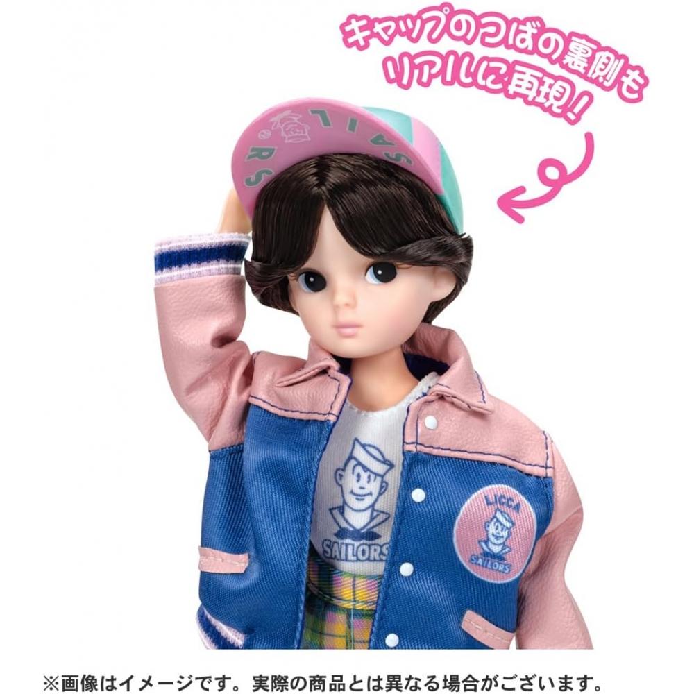 Takaratomy Licca Chan Doll Retro Licca Sailors Stajan Fashion Dress Up Toy 3+