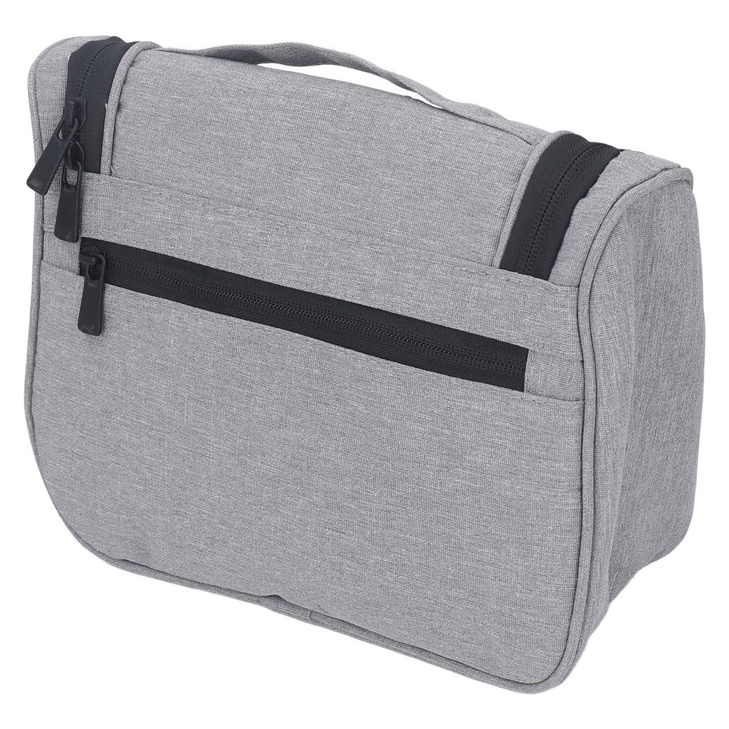 Toiletry Bag Portable Multifunctional Waterproof Large Capacity Cosmetics Organizer for Travel Business Trip Gray