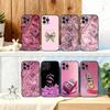 P-Pink D-Dollars Banknote Phone Case For iPhone17,16,15,14,13,12,Plus,Pro Max, 5G Others Soft Black Cover