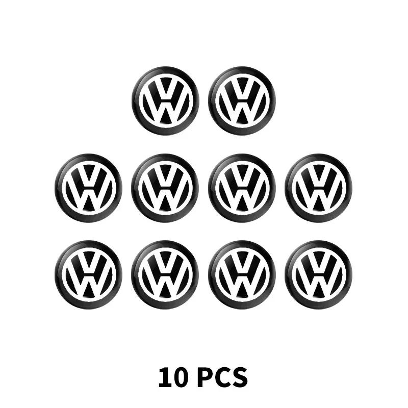 2026 Hot For Volkswagen VW 2/5/10 PCS Car styling Lock Keyhole Stickers Decoration Protection For Volkswagen Golf Jetta Tiguan T