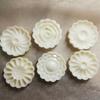 Real Shot 7pcs/set Flower Shaped Mooncake Mold 50g Cake Mold Hand Pressure Fondant Moon Cake Decorating Tools Cookie Cutter Baking Tool