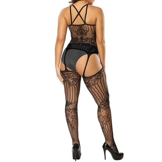 Female Sexy Erotic Lace Mesh Bodystockings Underwear Teddies Nightwear Sleepwear