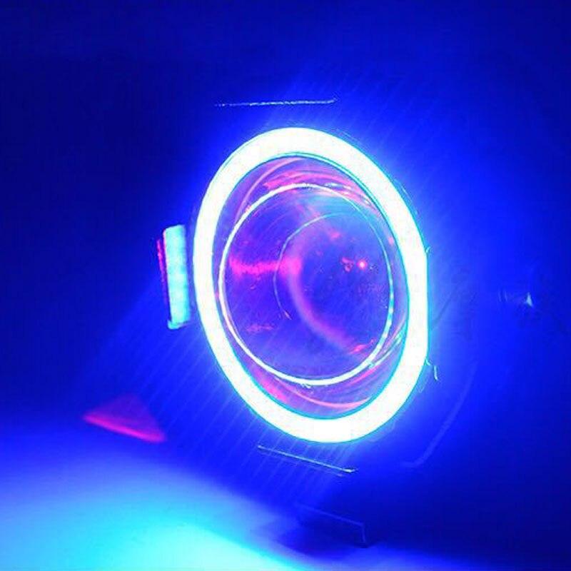 Motorcycle Headlight Fog Lights Super Bright Abgle Eyes Additional Spotlights Universal Moto Auxiliary U7 Mini Led Driving Lamp