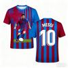 Summer Short Sleeve Portrait Football T-shirt Men Sports Casual Outdoor Daily T-shirt Fashionable Comfortable Loose Soft Breathable T-shirt