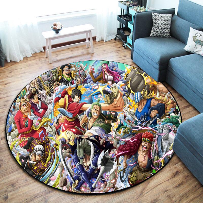 Cute Monkey D. Luffy from the Japanese manga ONE PIECE carpet is soft, home, bedroom, door mat decoration, and non slip carpet E6