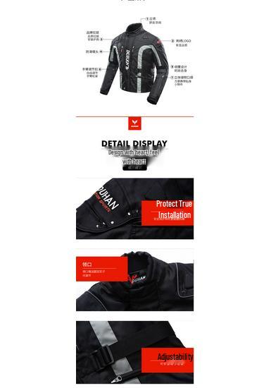 Duhan Motorcycle Riding Suit: Windproof, Warm, Stretchable Protective Gear for Outdoor Sports and Mountain Biking In All Seasons.
