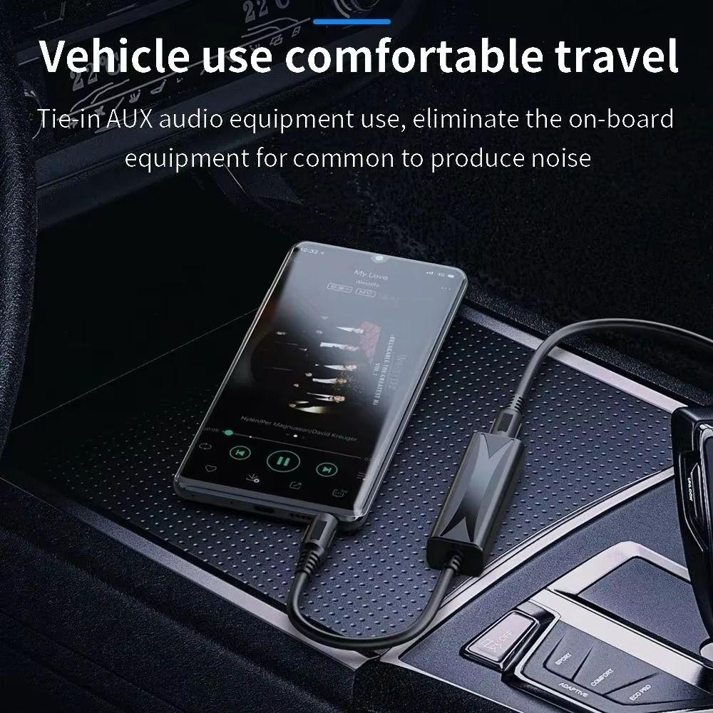 3.5mm Audio Noise Isolator Aux Speaker Line Denoiser Convenient Audio Noise Filter  Home Stereo