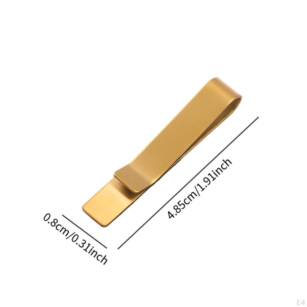 3 Pack Portable Tie Clips for Shirt Collars, Great Birthday, Festival Or Business Use