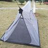 Four-Season A-Frame Camping Tent with Mosquito Net, Bottom Zipper Door, and Portable Insect Protection for Outdoor Use