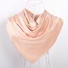 [BYSIFA] New Solid Color Women Large Square Scarves Wraps 100*100cm Autumn Winter Luxury Matt Satin Silk Scarf Brand Head Scarf
