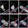 Mini Fast T type Wire Connector Electric Quick Splice Terminals Crimp Non Destructive Without Breaking Cable Insulated Line