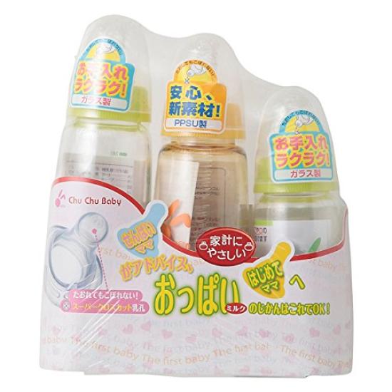 Nishimatsuya Chu Chu baby baby bottle set of 3 [EFD]
