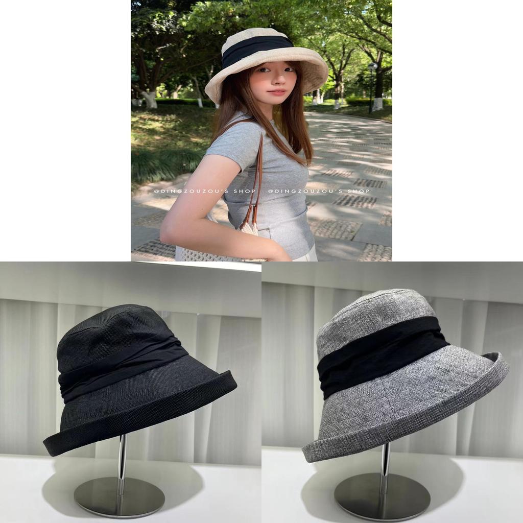 Traditional Wide Brim Sun Hat For Women With Breathable Linen Fabric And Adjustable Fit For Outdoor Sun Protection