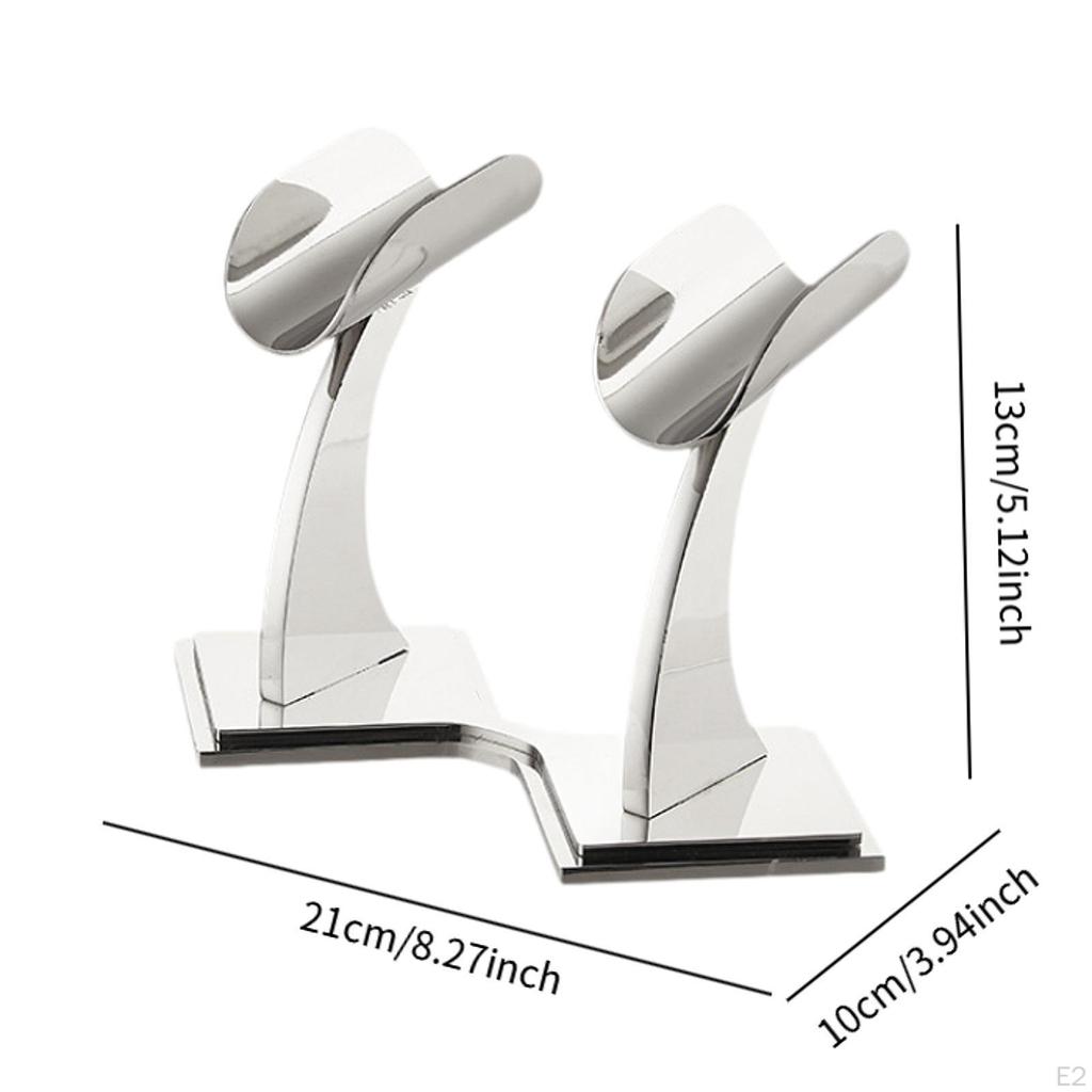 Tabletop Microphone Holder Mic Bracket Mictray Microphones Storage Organizer for Stage