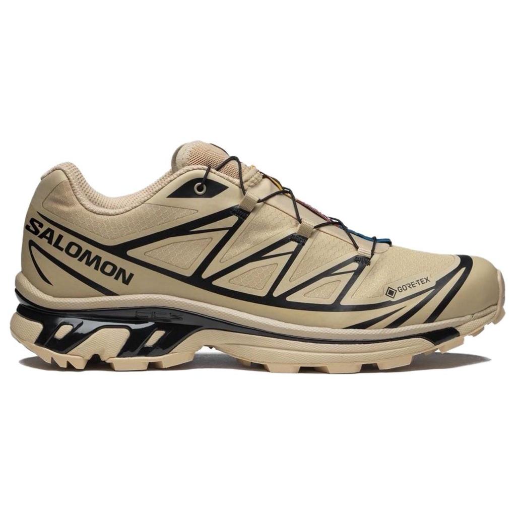 SALOMON Xt-6 Gtx Pohodlné Všestranné Tlumící Protiskluzové Nízké Outdoorové Funkční Boty Unisex Boty Khaki 474455