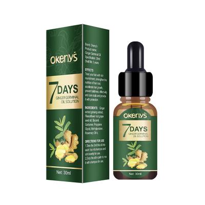 Okeny's Ginger Gemiral Oil Olio essenziale per la crescita dei capelli allo zenzero Olio per la cura dei capelli Olio per capelli 30 ml