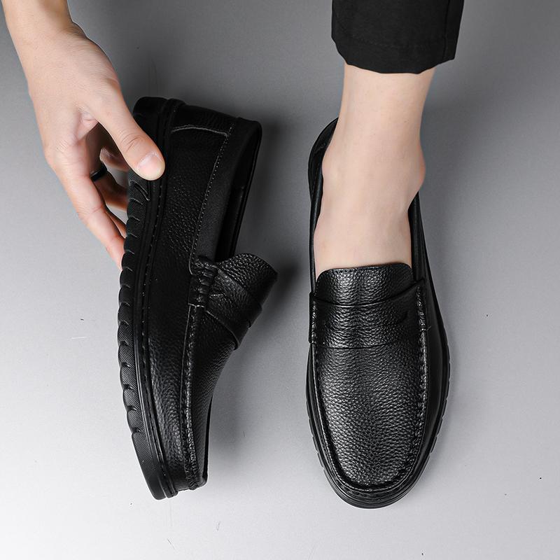 Мужская удобная деловая обувь из натуральной кожи — фото 5