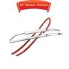 ABS Car Rear View Mirror Cover Trim Strip Reflective Stickers For Nissan Qashqai J11 X-trail X trail t32 2014- Accessories