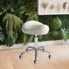 Saddle Stool Stable Work Massage Stools Task Chair for Beauty Office Beige