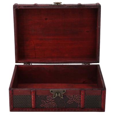 Locking Latch Jewelry Storage Box Handmade Craft Wooden Keepsake Box  Home Decor
