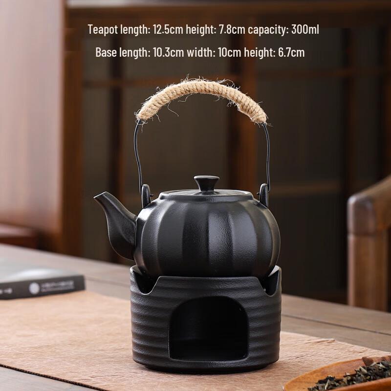 Outdoor Camping Black Pottery Tea Kettle