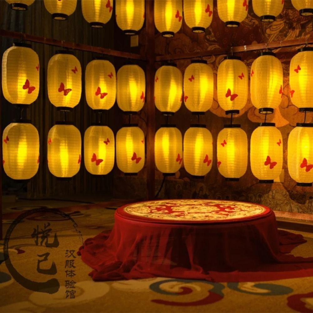 

Уникальный наружный декоративный фонарь, тканевый фонарь, праздничный фонарь, зимний дынный фонарь, новогодний фонарь