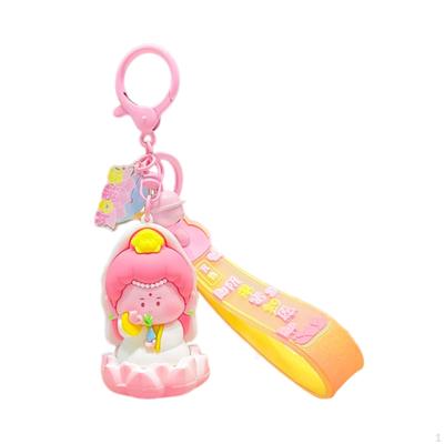 Keychain Buddha Pendant Ornament Bag Doll Charms for Party Favors Supplies Kids Holiday
