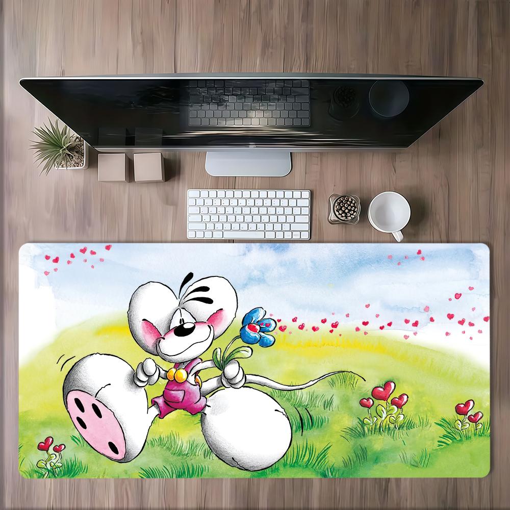 Cute DDiddl Cartoon Kawaii Mouse Pad NonSlip Thickened Mousepad Large Writing Lockedge Office Student Gaming Cushion