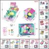 Creative Doll Houses with Furniture Expandable Miniature Villa Model Toy  for Girls