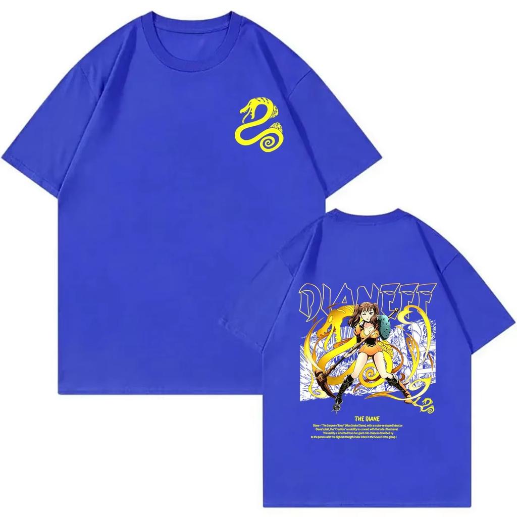Summer Hot Sale Anime The Seven Deadly Sins Tshirt Y2k Unisex Unisex Vintage Harajuku Tshirt Hip Hop Streetwear Oversized Tshirt