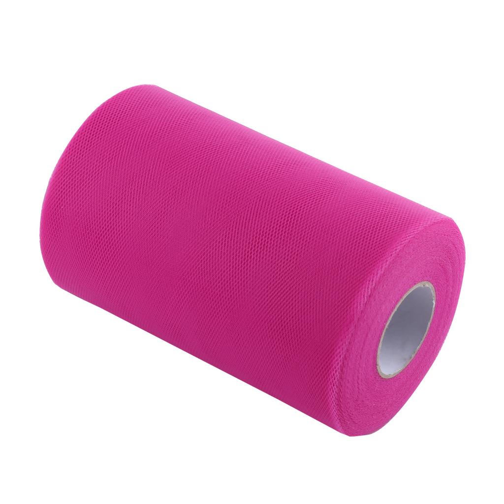 15cm Wide X 100yd Tulle Rolls Spool Soft Craft for Wedding Bridal Festival(White)