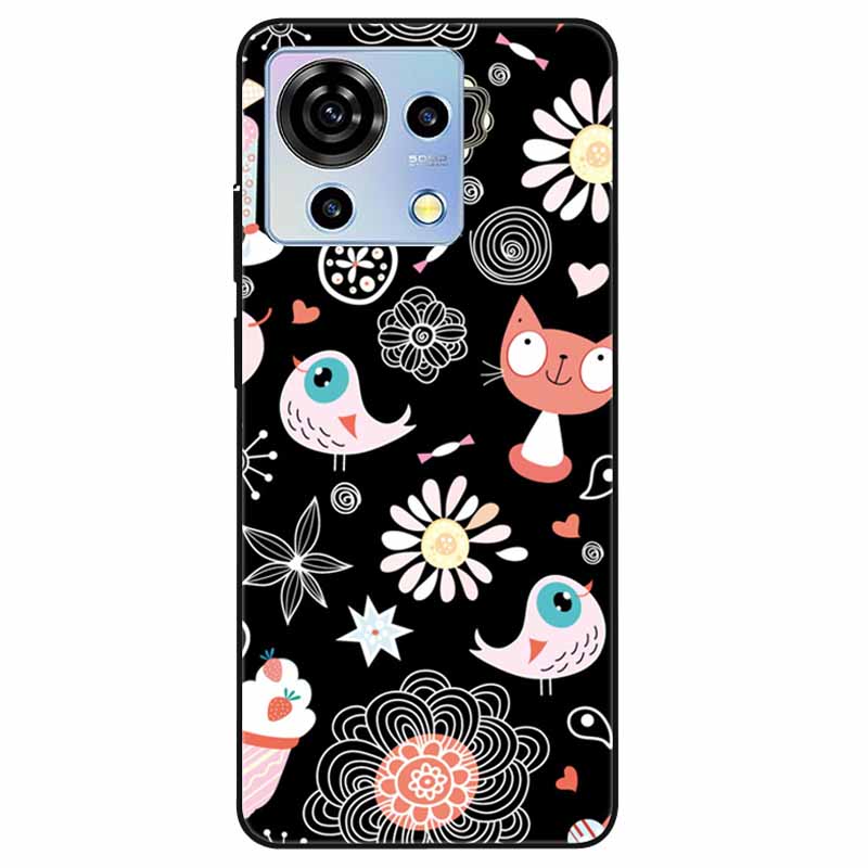 For ZTE Blade V50 Vita Case Phone Cover Shockproof TPU Soft Silicone Fundas for ZTE Blade V50 Vita V50Vita 6.75 Luxury Astronaut