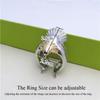 Open Size Ring Jewelry Gold Retro Eagle Wings Fashion Rings Unique Copper Alloy Eagle Ring Man's High Quality Animal Accessories
