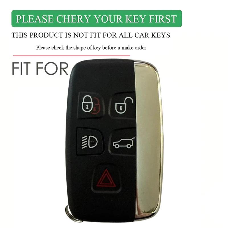New Silicone Car Key Case Cover For Land Rover Range Rover Sport Velar Evoque Freelander2 Discovery Jaguar Xf Xj Xjl Xe