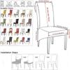 Waterproof High Back(60-75cm), XL Size Solid Chair Covers Stretch for Dining Room Wedding Party Home Decor Case Chair Protector