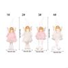Soft Pink Angelic Wing Plush Doll Christmas Home Decoration Ornament