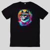 T-Shirt Aquarell Retro Coole Katzen