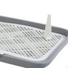 Dog Potty Training Tray, Removable Cat Litter Box, Reusable Box with Mesh Grids for Small