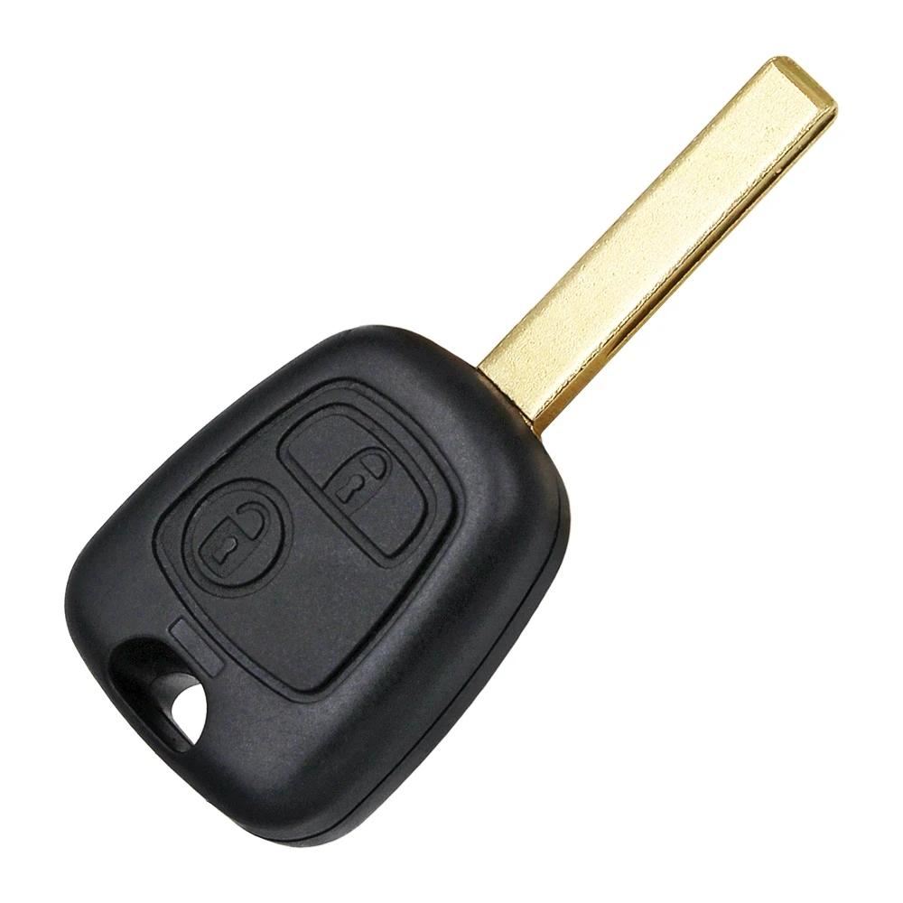 LIXIANG Car Remote Key 2Buttons 433mhz ID46 For Peugeot 106 107 206 306 307 207 407 Partner For Citroen C1 C2 C3 C4 Saxo Picasso