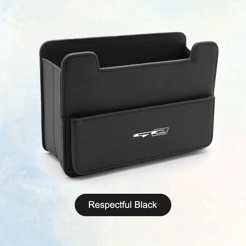 For KIA GTline Rio K5 K2 K3 k4 K8 Sportage Ceed Sorento Picanto Car Trash Can Storage Box Garbage Tissue Bag Key Cup Organizer kxnhz00