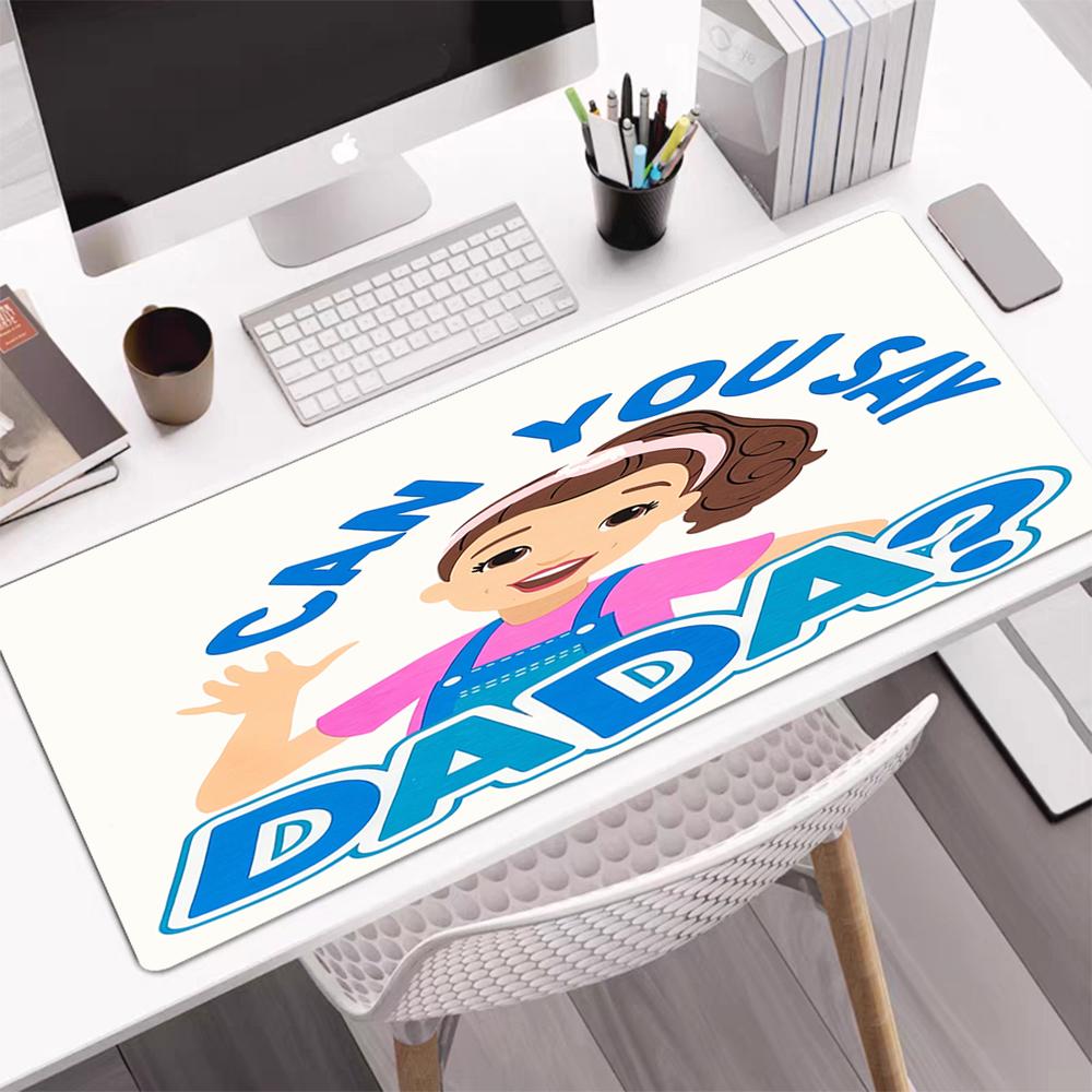 Ms. Rachel Theme Mouse Pad, Non Slip Rubber Base, Multifunctional Office & Home Decor, Perfect for Workspace Personalization.