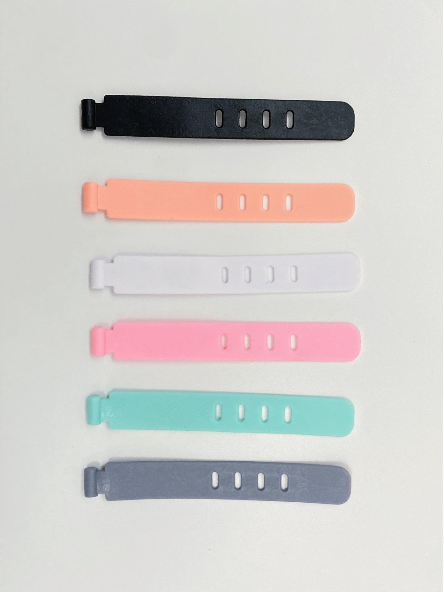 

80 мм Органайзер для кабелей данных мобильного телефона с мягкой стяжкой и защитной оплеткой для 3-5 отверстий для зарядных кабелей