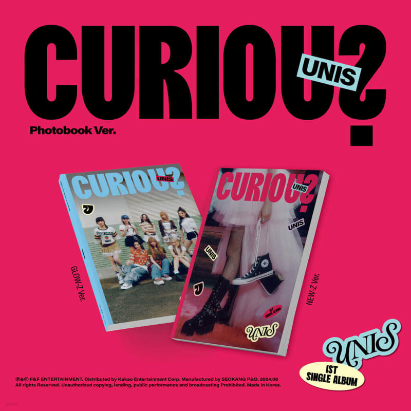 

UNIS (Eunice) - Single Album Vol. 1: CURIOUS [Photobook Ver.] [1 out of 2 randomly sent]