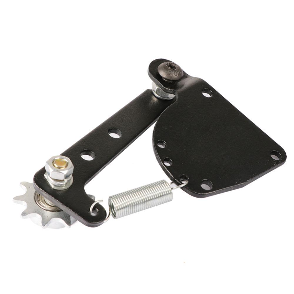 DIY Chain Tensioner Fit 80cc Engine Motor Cylinder Piston 40mm 2 In1 Racing Reed Valve Muffler Pipe For Engine Motorized Bike