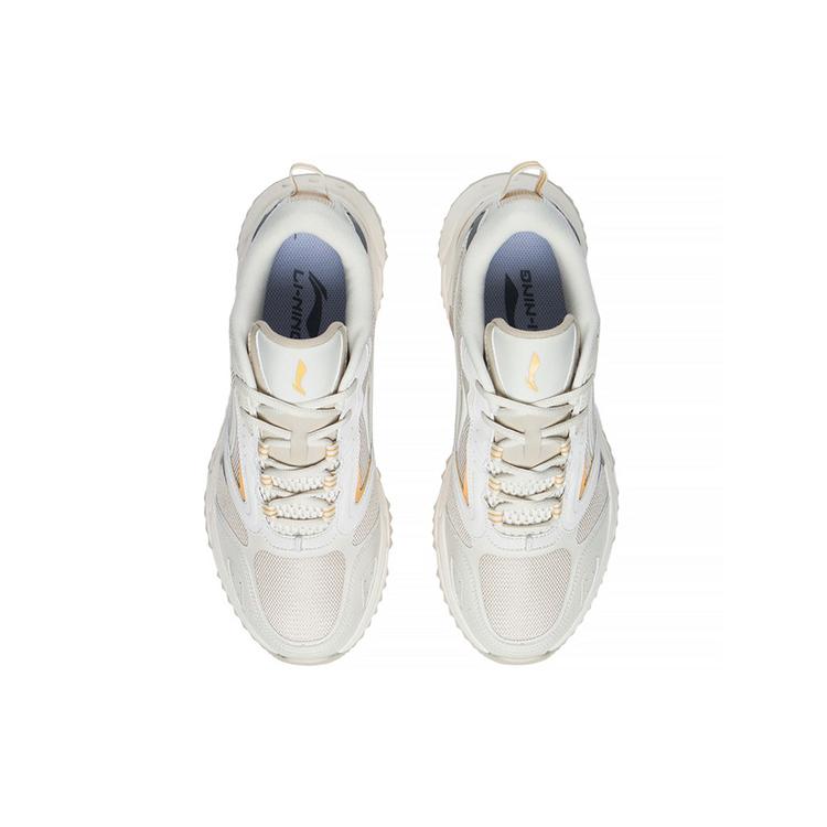 Li Ning Textil, Leder Rückprall Dämpfung Atmungsaktiv Leicht Abriebfest Rutschfest Niedrig geschnitten ARLS005-3